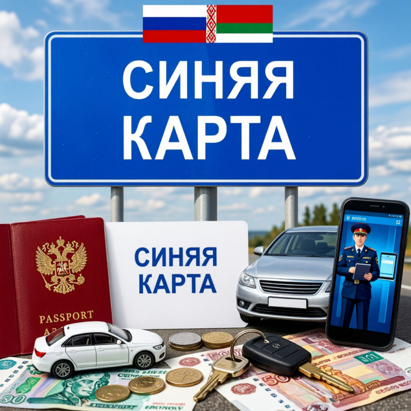 Синяя карта в Беларусь: как оформить страховку для поездки на авто
